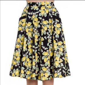 Hell Bunny Lemon Circle Skirt